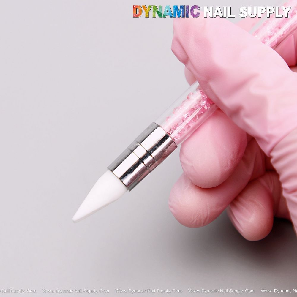 dual-ended silicone sculpting brush pink multicolor - 5