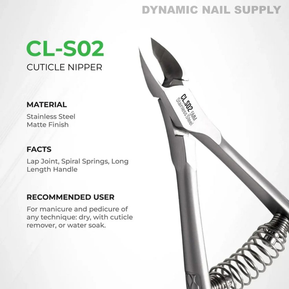 matte stainless steel cuticle nipper 5mm - 11