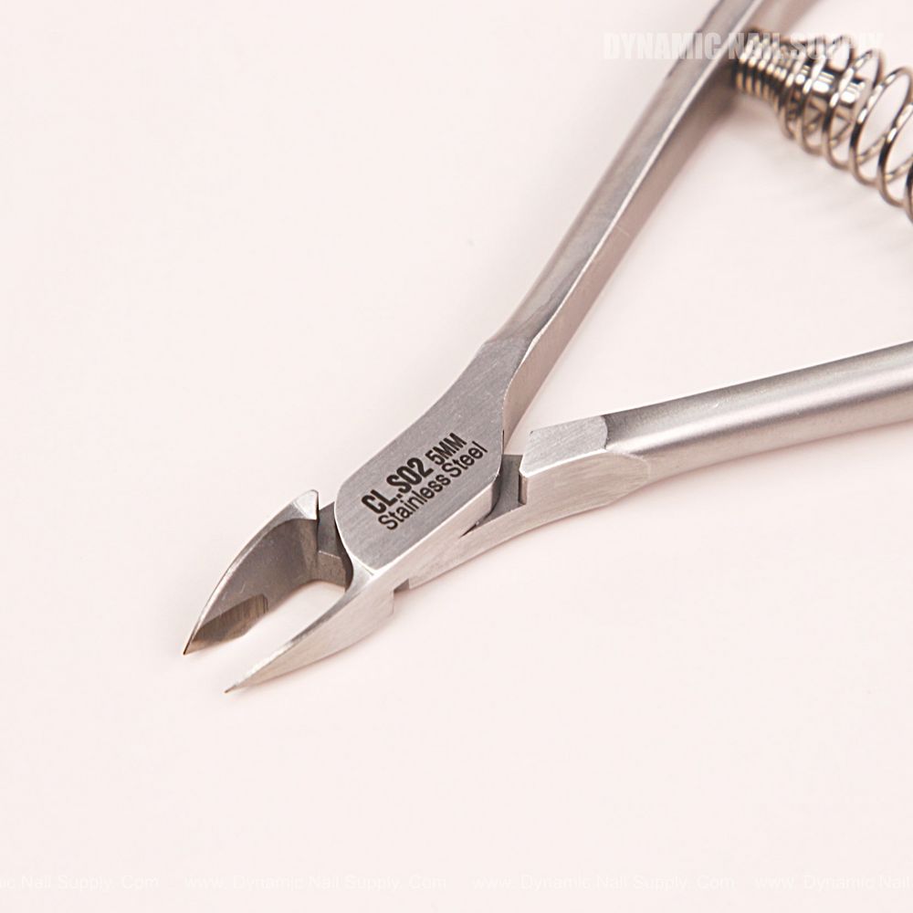 matte stainless steel cuticle nipper 5mm - 6