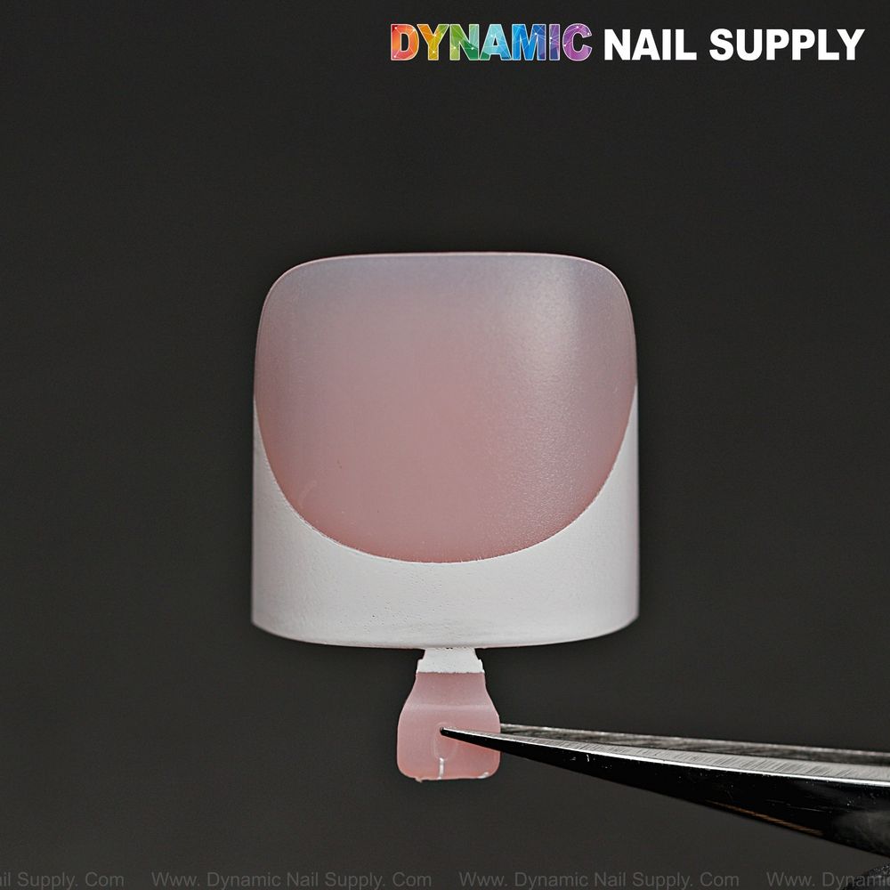 Baby pink French toe tips box - 2