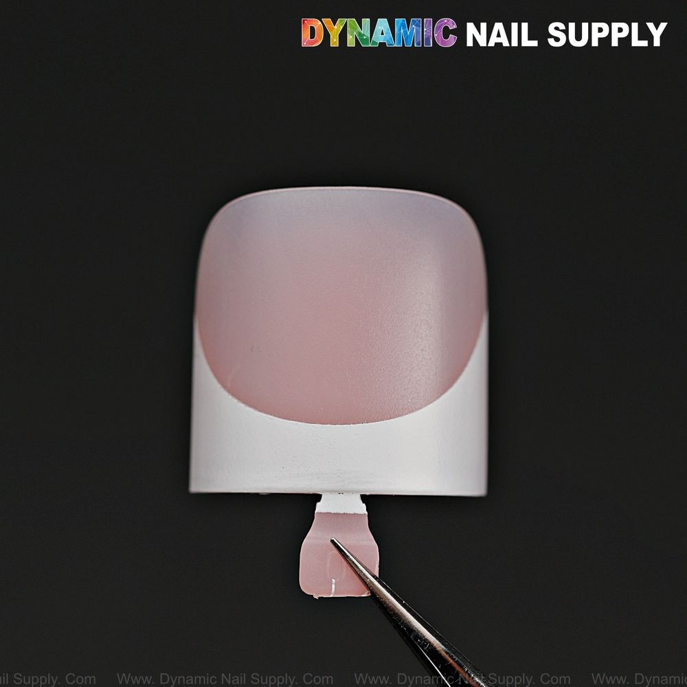 Baby pink French toe tips box - 3