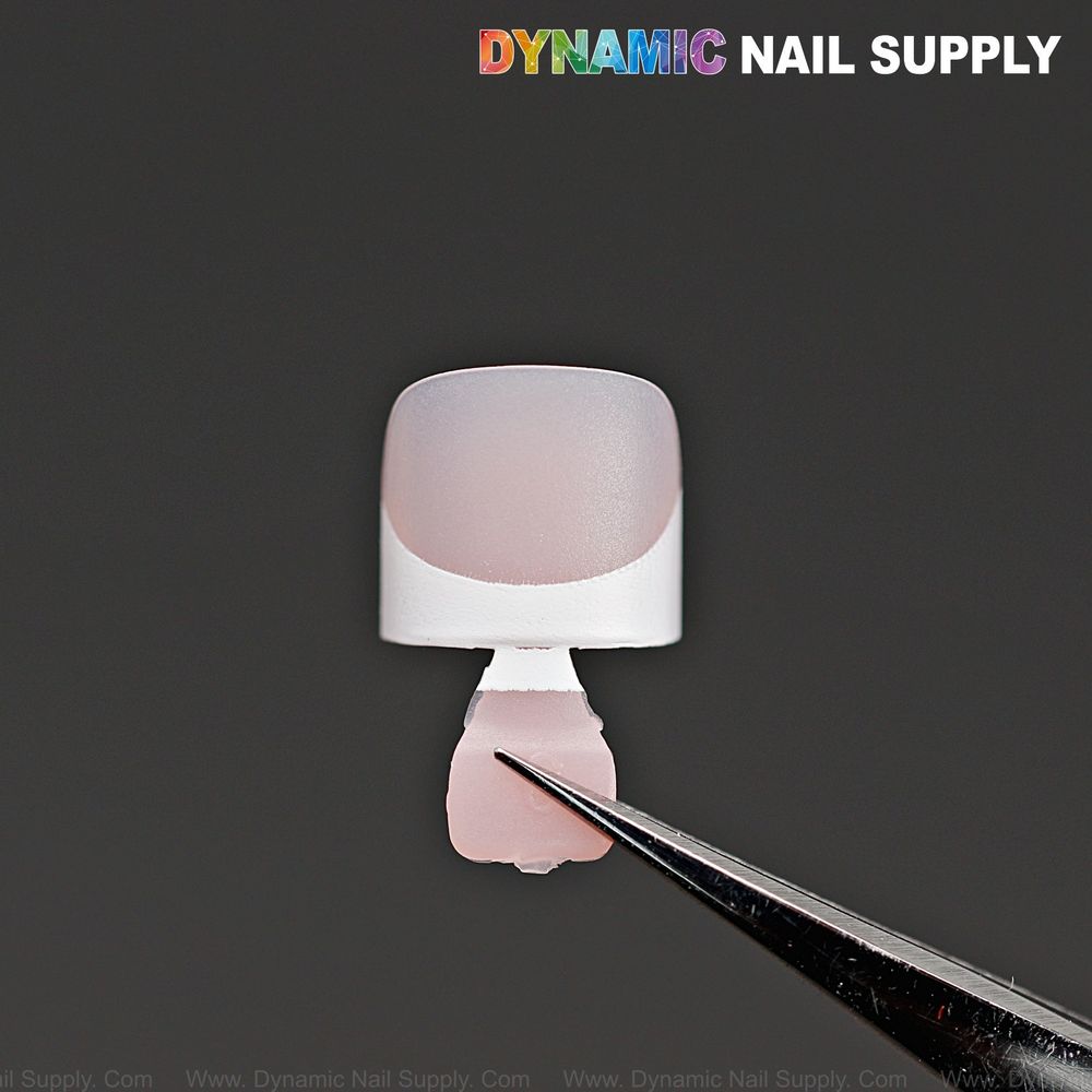 Baby pink French toe tips box - 6