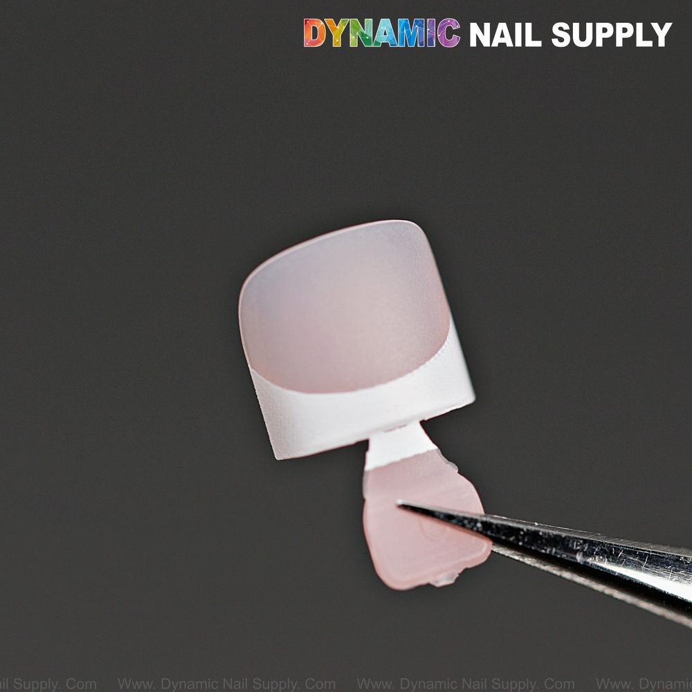Baby pink French toe tips box - 7