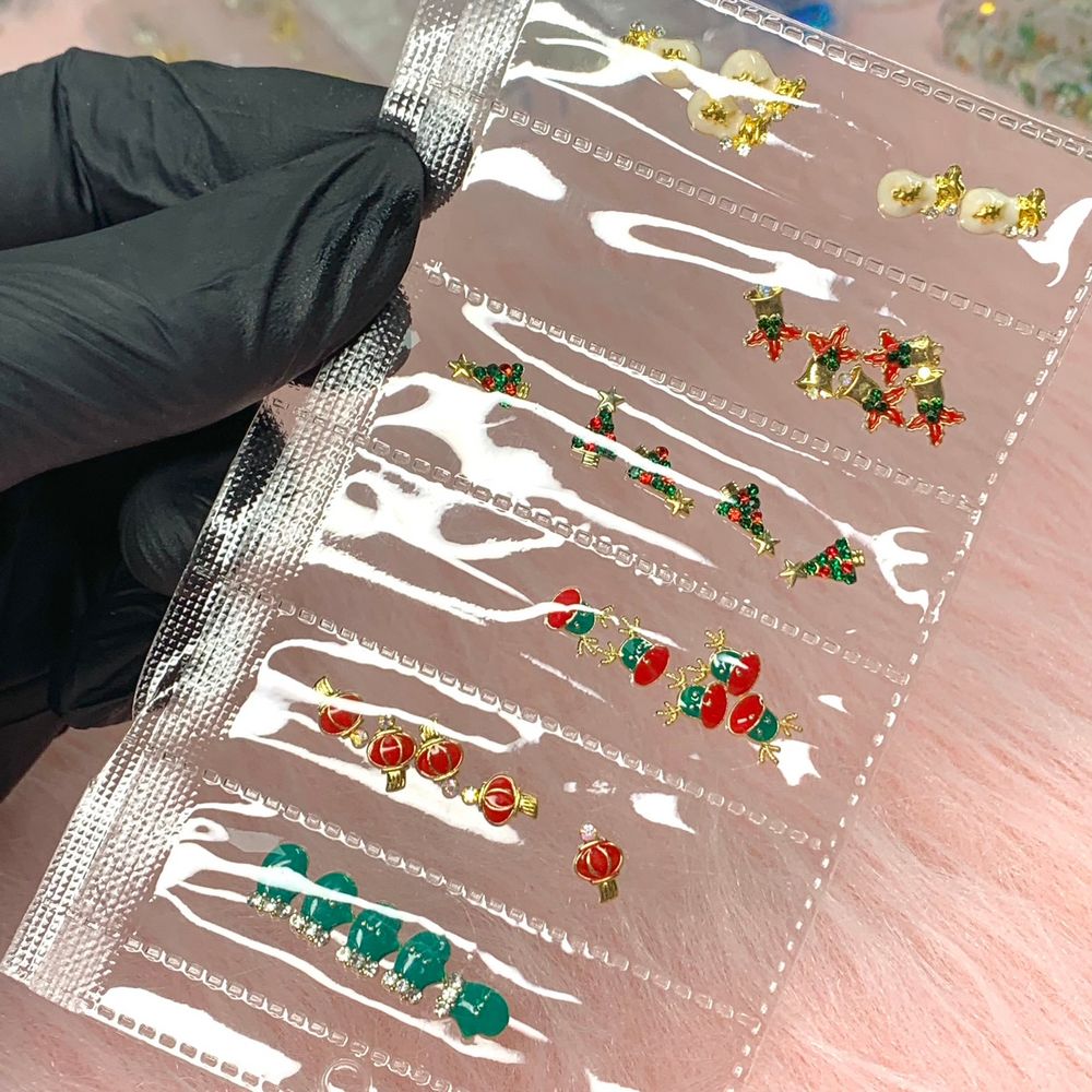 Christmas nail charms assortment 30 pcs - 3