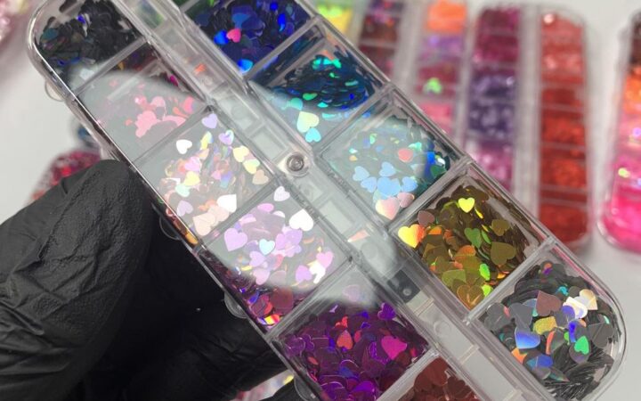 How to Get Salon-Perfect Nails with Heart Holographic Glitter