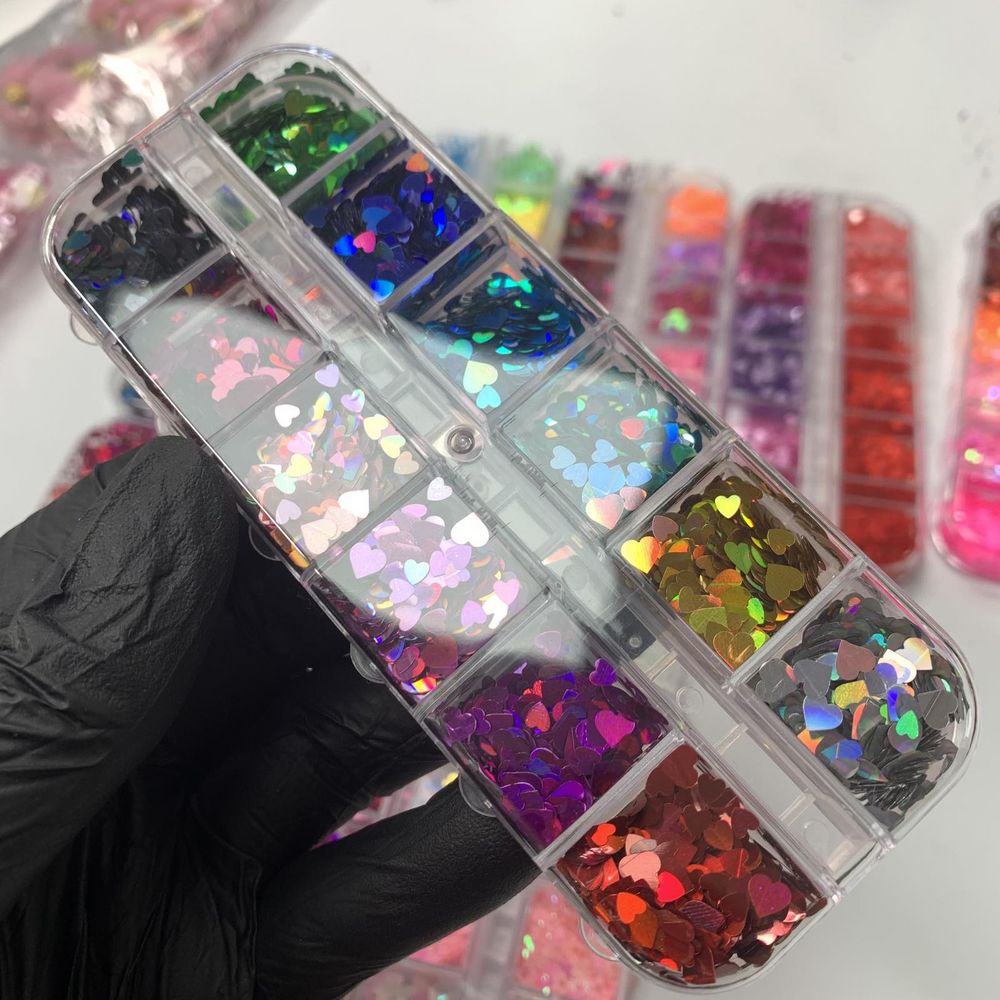 How to Get Salon-Perfect Nails with Heart Holographic Glitter