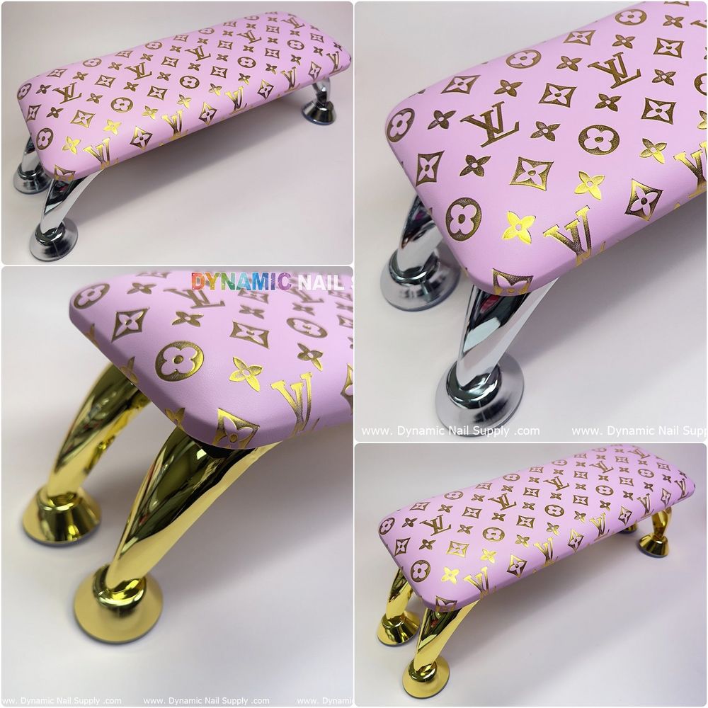 Leather handrest cushion for nail salons - 2