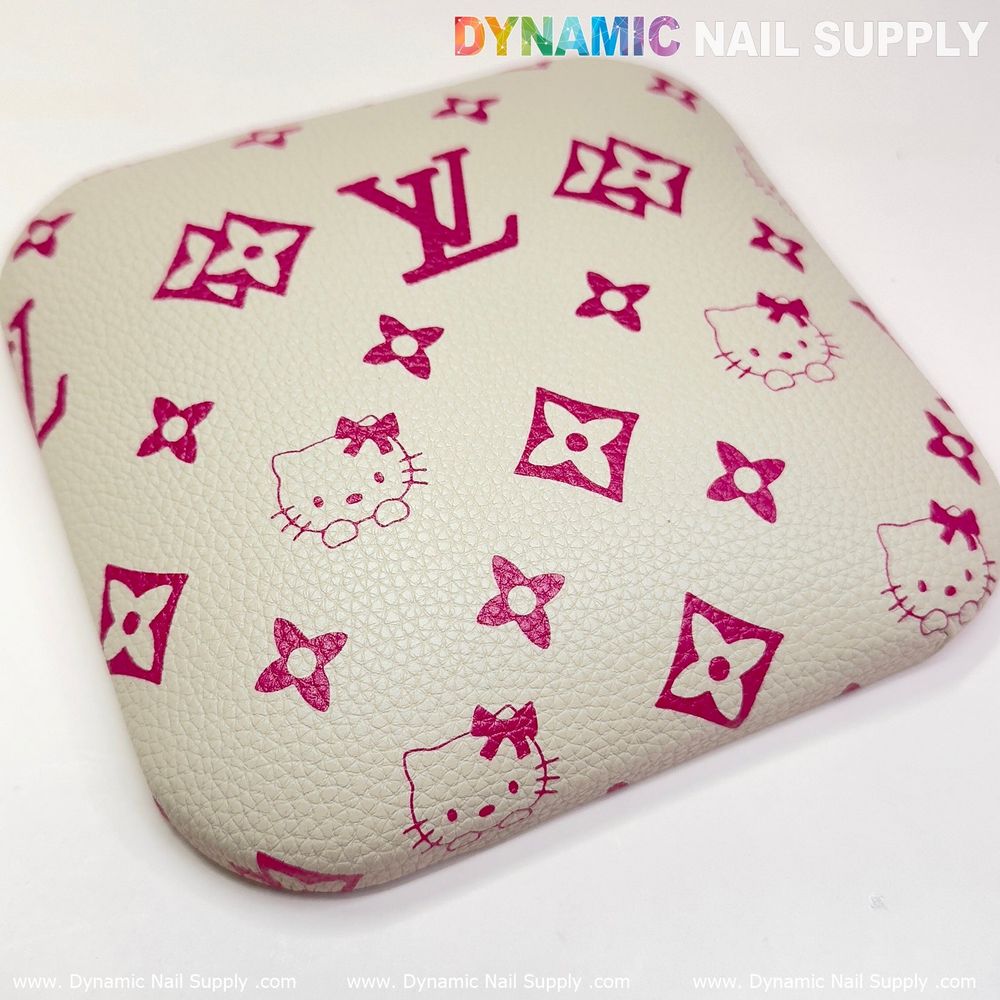 Beige leather elbow cushion for manicure - 5