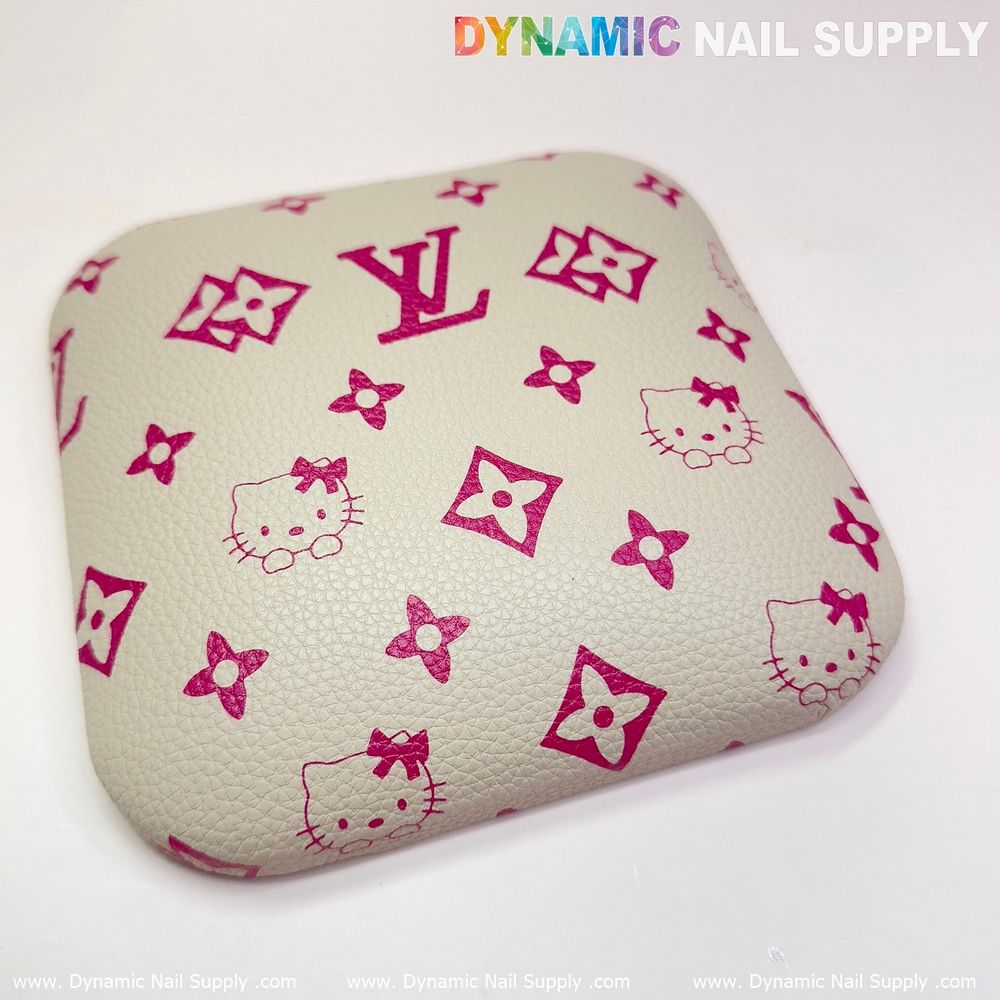 Beige leather elbow cushion for manicure - 6