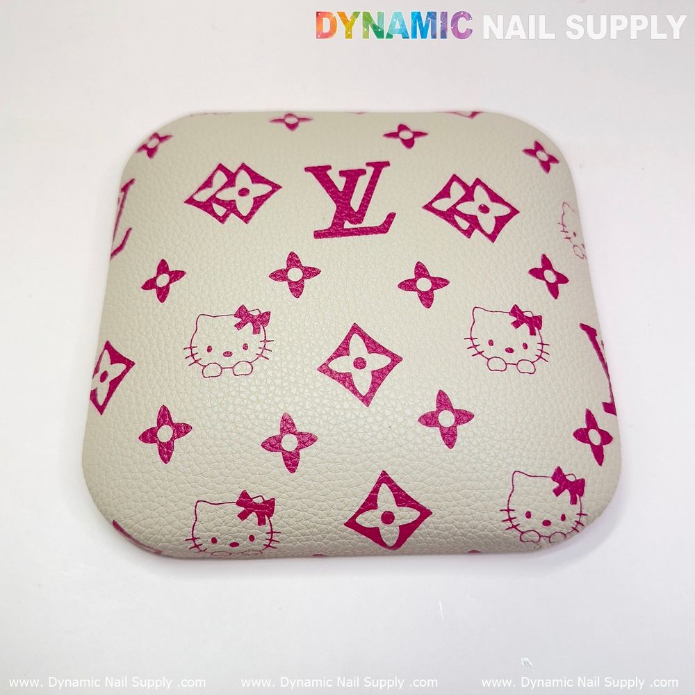 Beige leather elbow cushion for manicure - 7