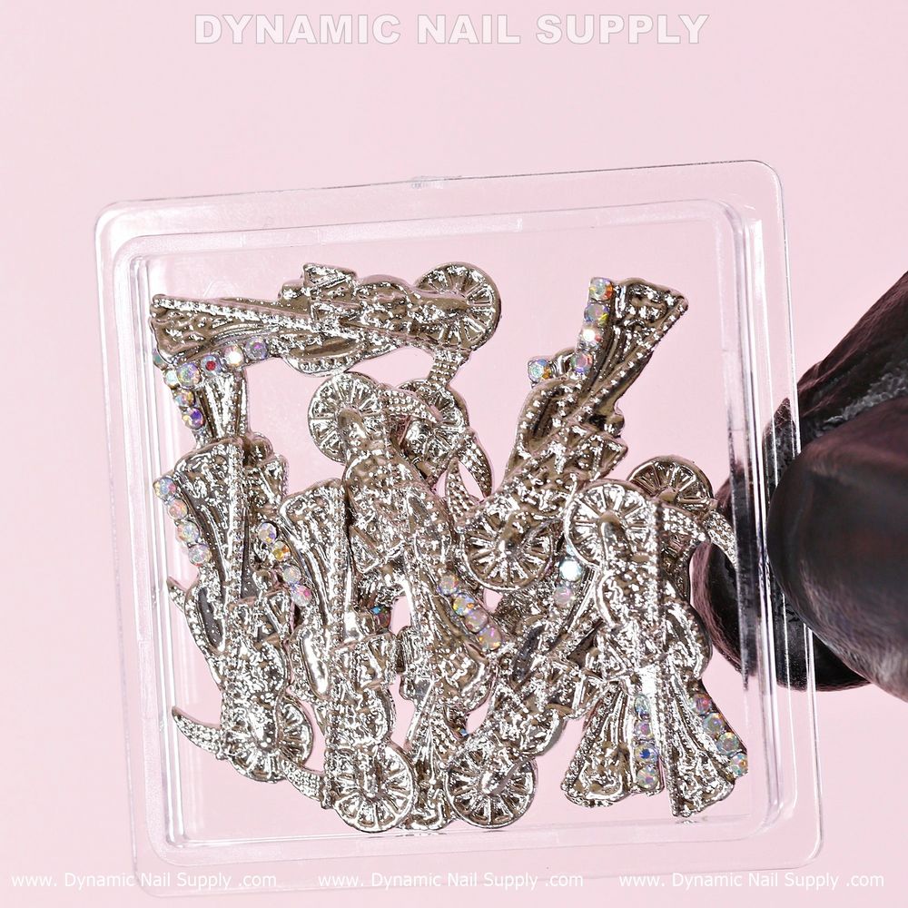 Vintage Religious Nail Charms for Seasonal Nail Trends