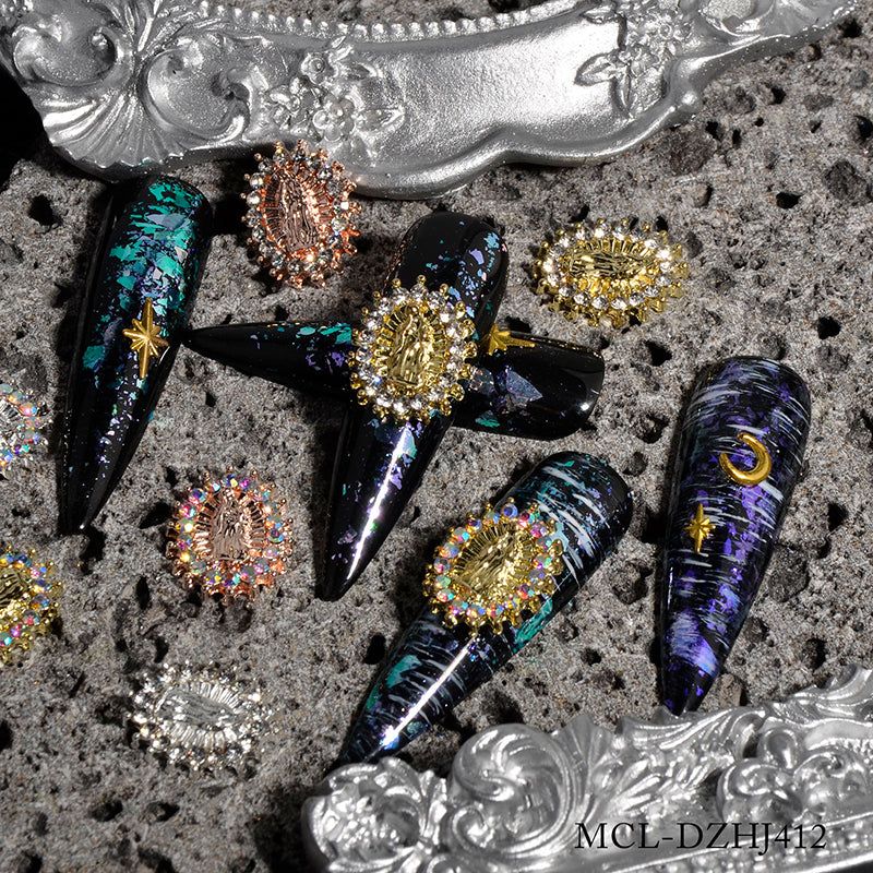 Virgin Mary nail charms small bag - 2
